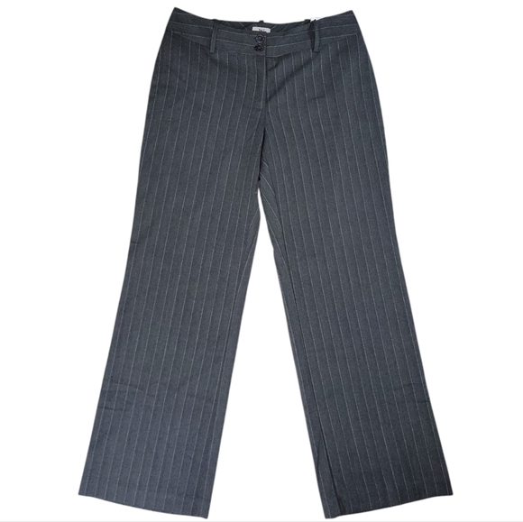 Worthington Womens Modern Fit Just Below The Waist Herringbone Pants Sz 4 Petite - Picture 1 of 12